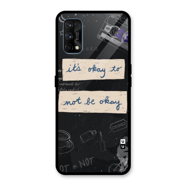 Its Okay Glass Back Case for Realme 7 Pro