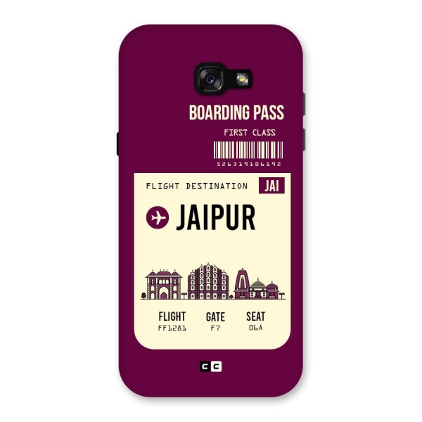 Jaipur Boarding Pass Back Case for Galaxy A7 (2017)