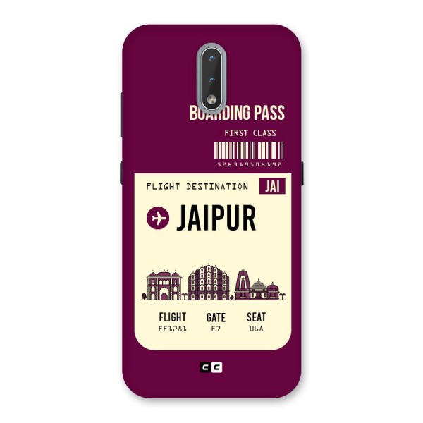 Jaipur Boarding Pass Back Case for Nokia 2.3