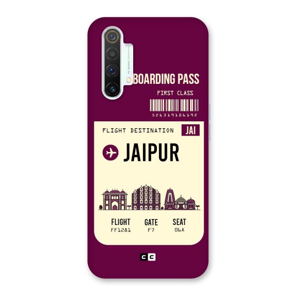 Jaipur Boarding Pass Back Case for Realme X3