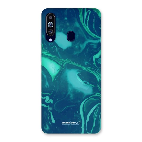 Jazzy Green Marble Texture Back Case for Galaxy A60