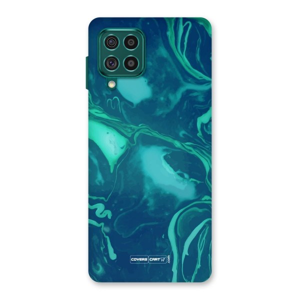 Jazzy Green Marble Texture Back Case for Galaxy F62