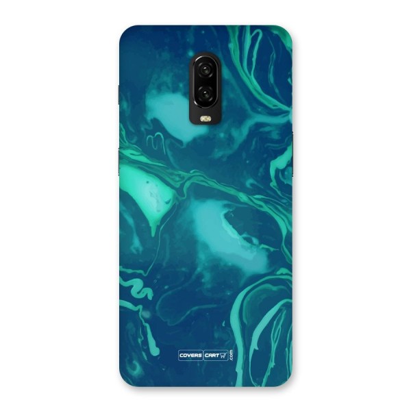 Jazzy Green Marble Texture Back Case for OnePlus 6T