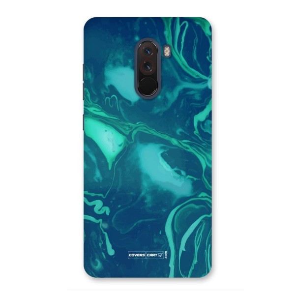 Jazzy Green Marble Texture Back Case for Poco F1