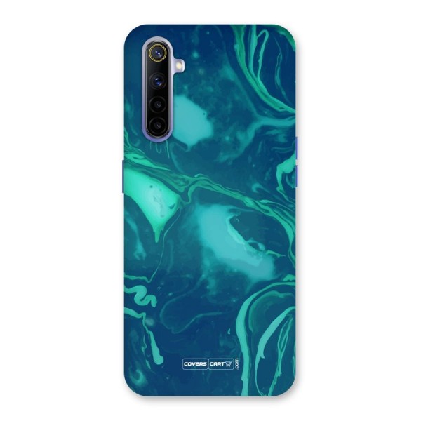 Jazzy Green Marble Texture Back Case for Realme 6