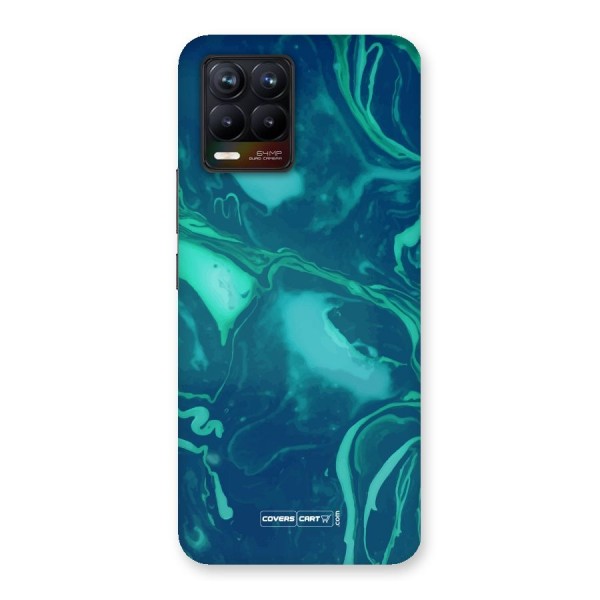 Jazzy Green Marble Texture Back Case for Realme 8