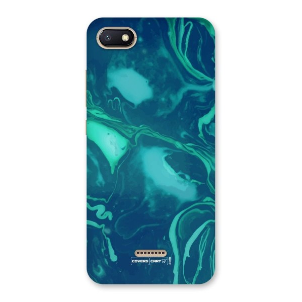 Jazzy Green Marble Texture Back Case for Redmi 6A