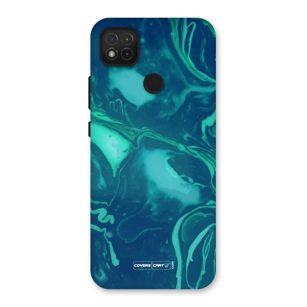 Jazzy Green Marble Texture Back Case for Redmi 9C