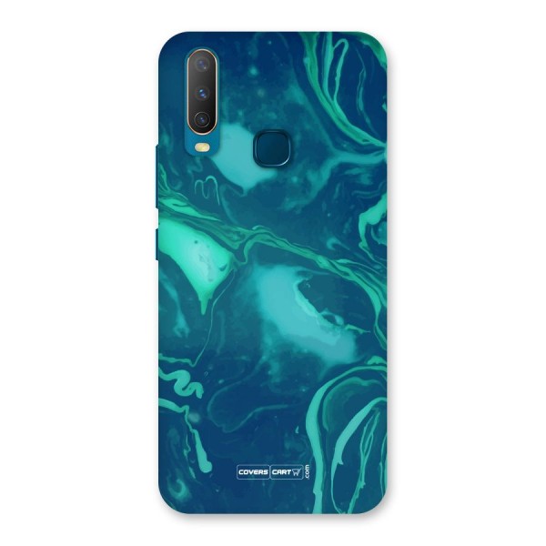 Jazzy Green Marble Texture Back Case for Vivo Y17