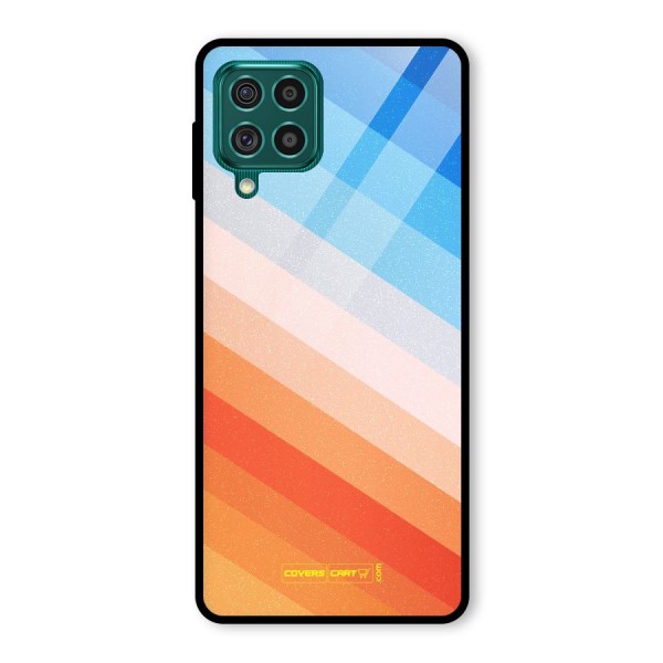 Jazzy Pattern Glass Back Case for Galaxy F62