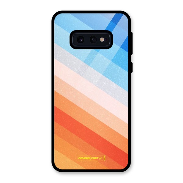 Jazzy Pattern Glass Back Case for Galaxy S10e