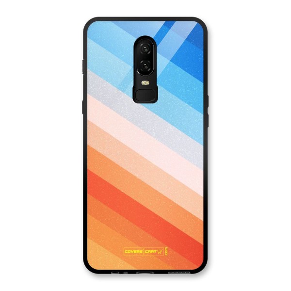 Jazzy Pattern Glass Back Case for OnePlus 6