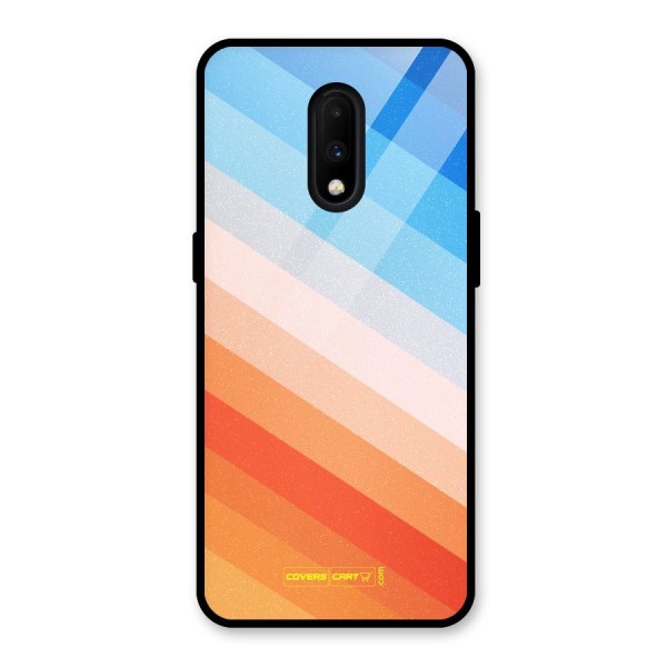 Jazzy Pattern Glass Back Case for OnePlus 7