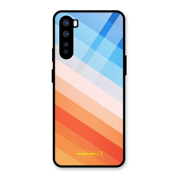 Jazzy Pattern Glass Back Case for OnePlus Nord