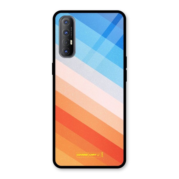 Jazzy Pattern Glass Back Case for Oppo Reno3 Pro