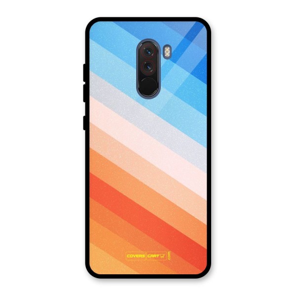 Jazzy Pattern Glass Back Case for Poco F1