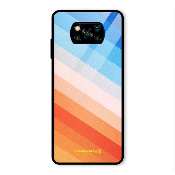 Jazzy Pattern Glass Back Case for Poco X3 Pro