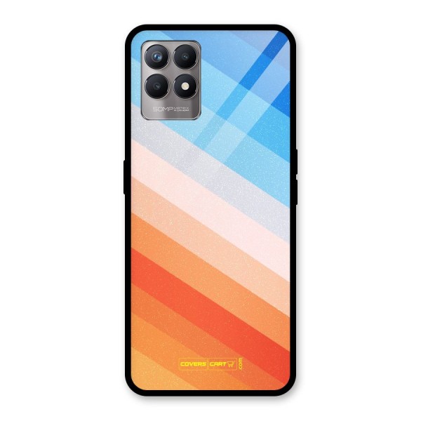 Jazzy Pattern Glass Back Case for Realme 8i