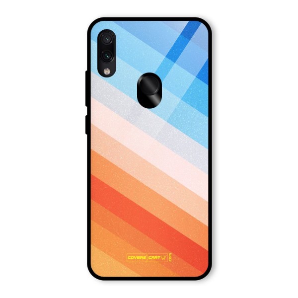 Jazzy Pattern Glass Back Case for Redmi Note 7S