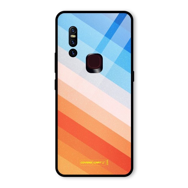 Jazzy Pattern Glass Back Case for Vivo V15