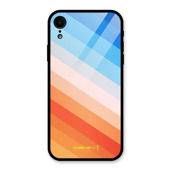 Jazzy Pattern Glass Back Case for XR