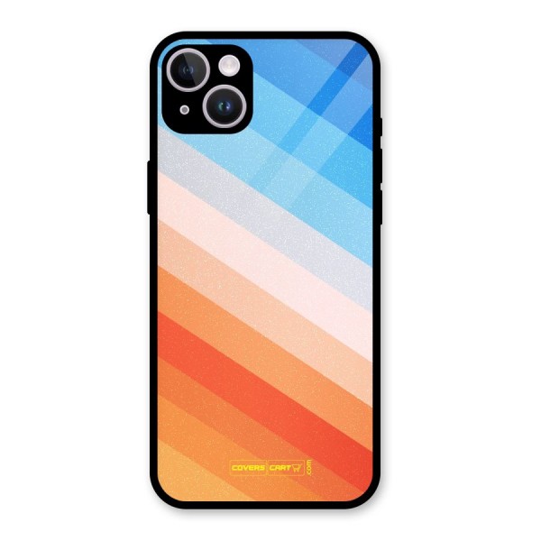 Jazzy Pattern Glass Back Case for iPhone 14 Plus