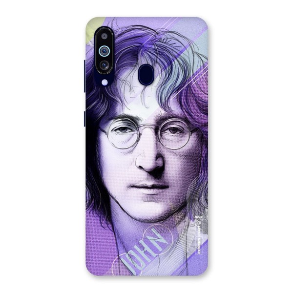 John Lennon Artwork Back Case for Galaxy A60