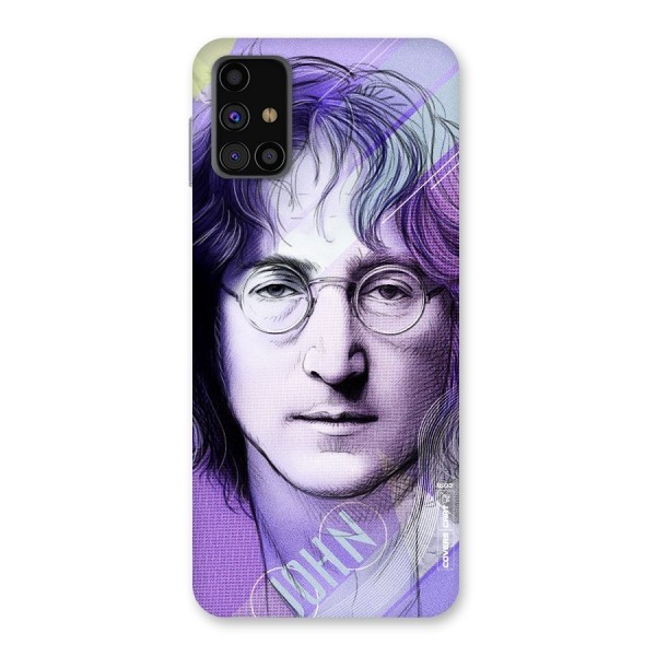 John Lennon Artwork Back Case for Galaxy M31s