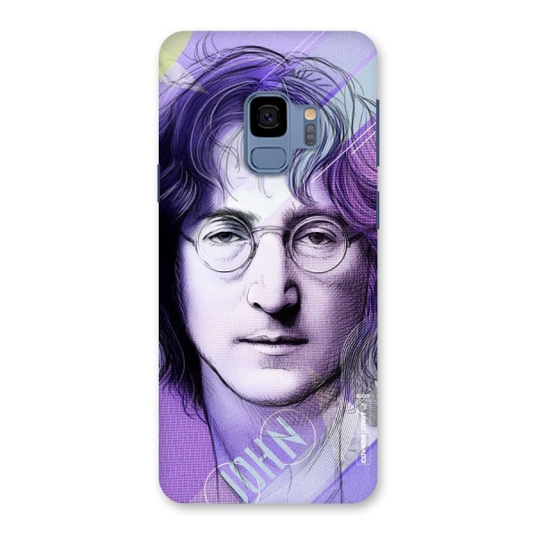 John Lennon Artwork Back Case for Galaxy S9