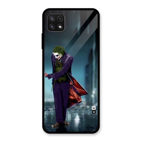 Joker in Style Glass Back Case for Galaxy A22 5G