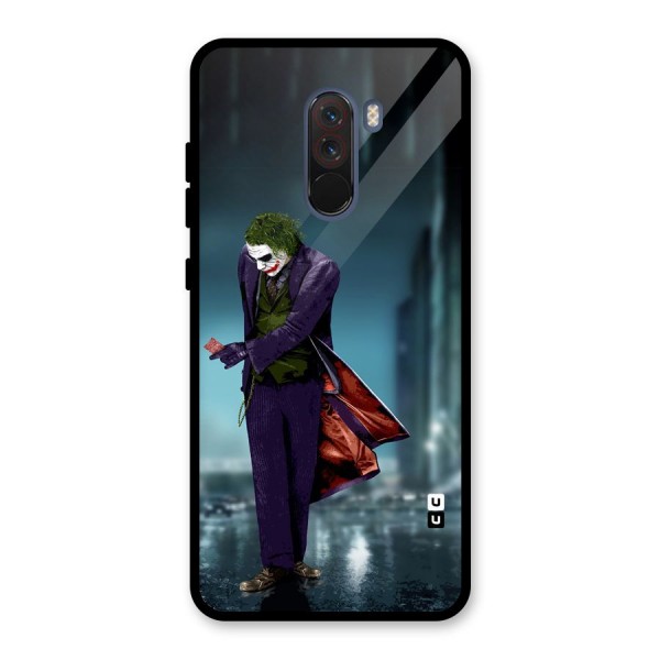 Joker in Style Glass Back Case for Poco F1