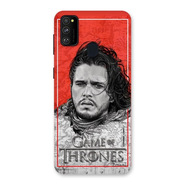 Jon Snow Nights Watch Back Case for Galaxy M21