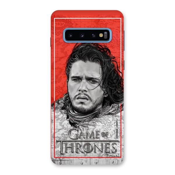 Jon Snow Nights Watch Back Case for Galaxy S10