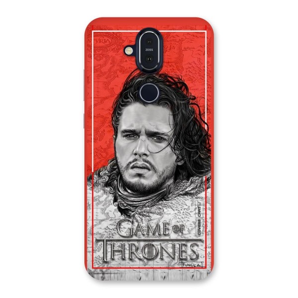 Jon Snow Nights Watch Back Case for Nokia 8.1