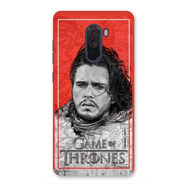 Jon Snow Nights Watch Back Case for Poco F1