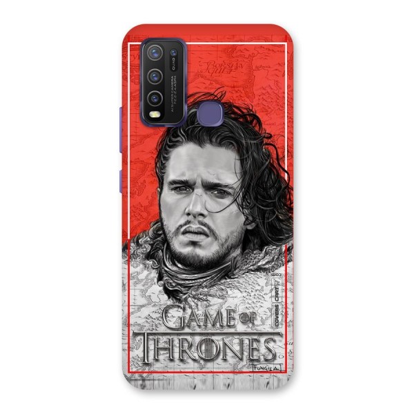 Jon Snow Nights Watch Back Case for Vivo Y30