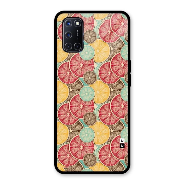 Juicy Pattern Glass Back Case for Oppo A52