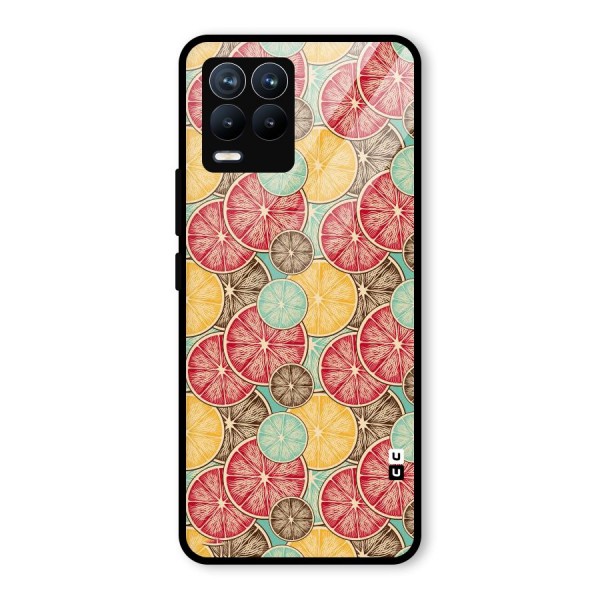 Juicy Pattern Glass Back Case for Realme 8 Pro