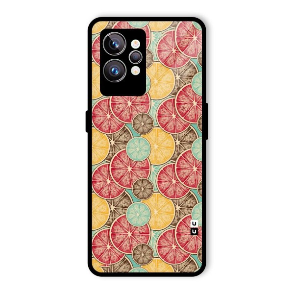 Juicy Pattern Glass Back Case for Realme GT2 Pro