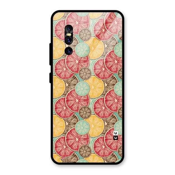 Juicy Pattern Glass Back Case for Vivo V15 Pro