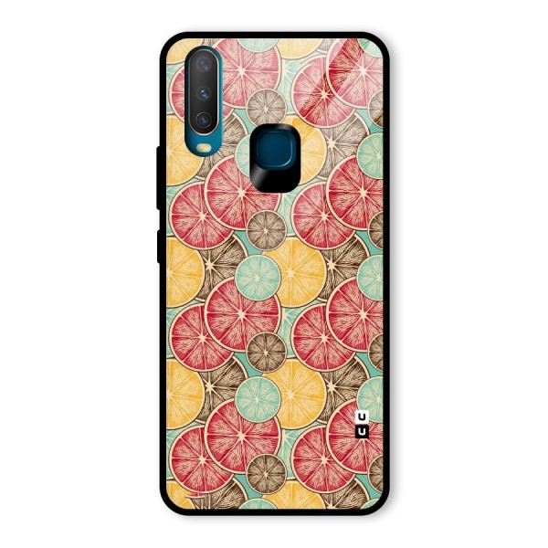 Juicy Pattern Glass Back Case for Vivo Y15