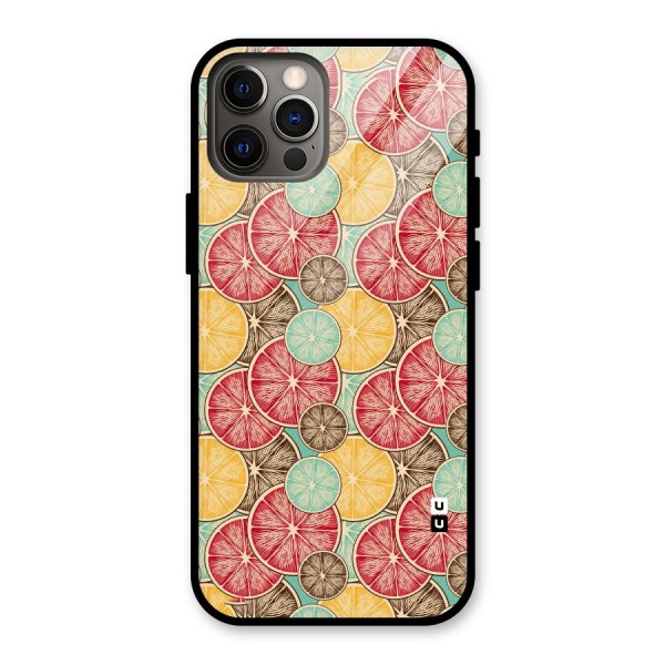 Juicy Pattern Glass Back Case for iPhone 12 Pro