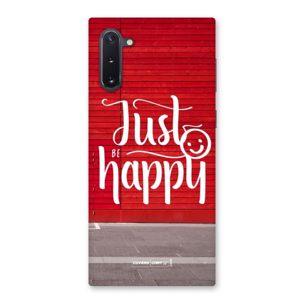 Just Be Happy Back Case for Galaxy Note 10