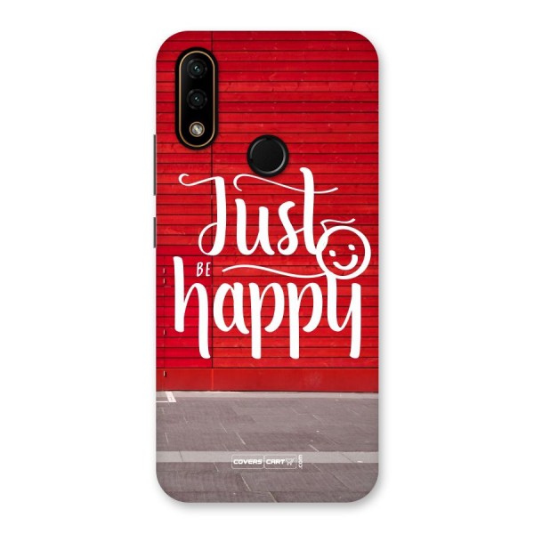 Just Be Happy Back Case for Lenovo A6 Note