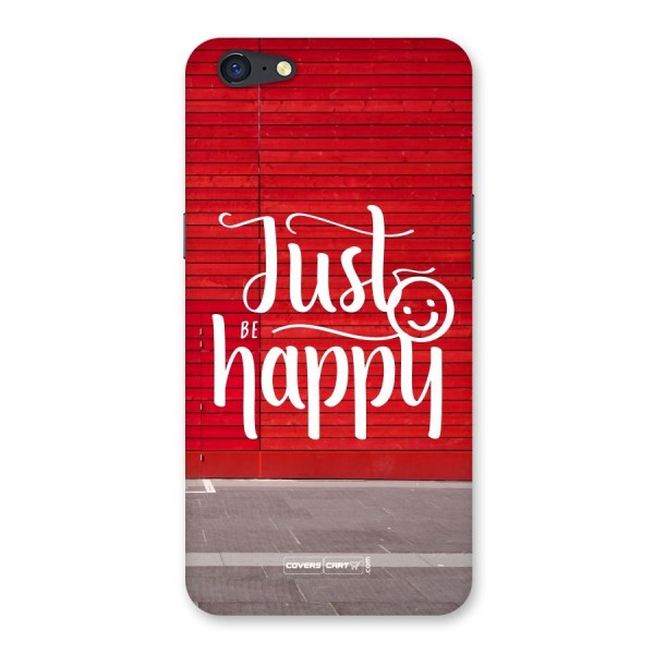 Just Be Happy Back Case for Oppo A71