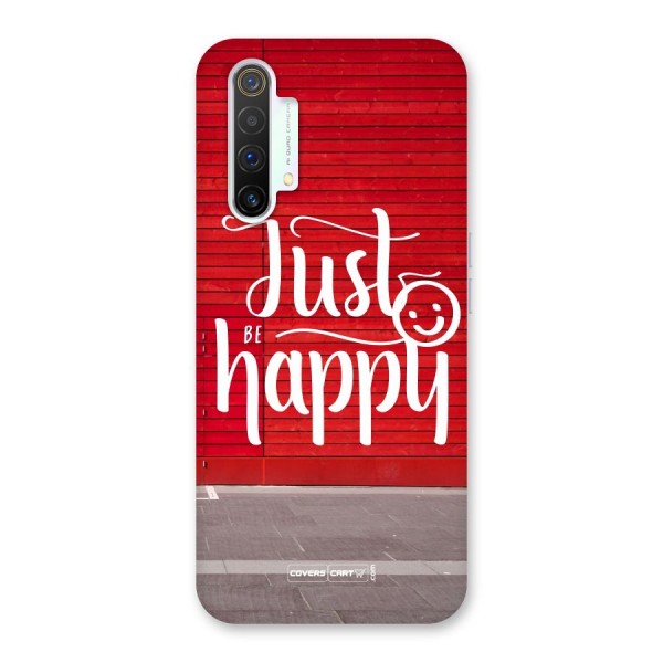 Just Be Happy Back Case for Realme X3 SuperZoom