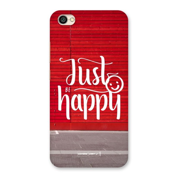 Just Be Happy Back Case for Redmi Y1 Lite