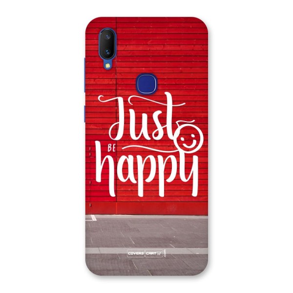 Just Be Happy Back Case for Vivo V11