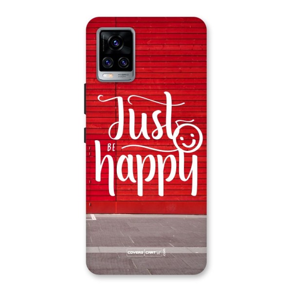 Just Be Happy Back Case for Vivo V20 Pro