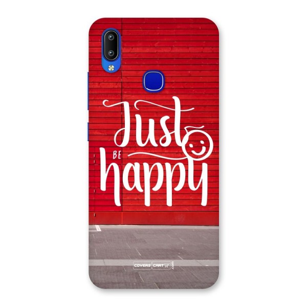 Just Be Happy Back Case for Vivo Y91